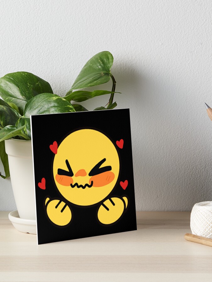 WUV YOU SO MUCH ! - adorable cursed emoji Sticker for Sale by Blue Pencil
