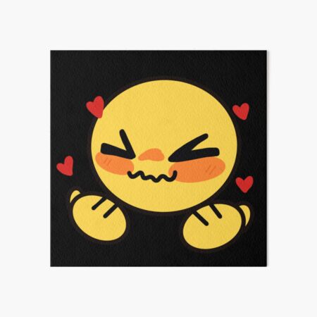 Cursed emoji Art Board Print for Sale by kennedypimenta