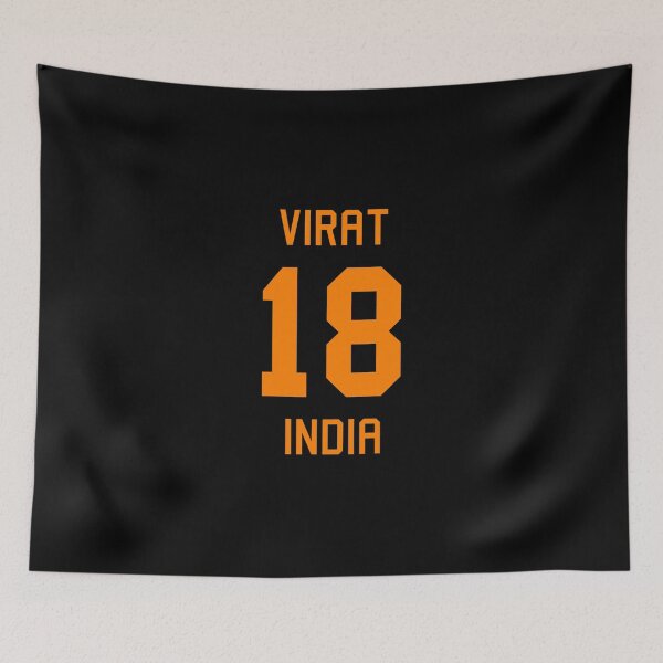 Item preview, Virat Kohli 18 New Indian Cricket Jersey Classic T-Shirt designed and sold by dianemiriami6.