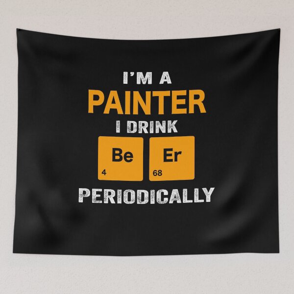 Item preview, Beer Drinker Gift, Funny Painter Shirt, Painter Gift, Painter fathers day christmas gift Shirt, Beer Drinker Drink Beer Periodically designed and sold by xlnv.