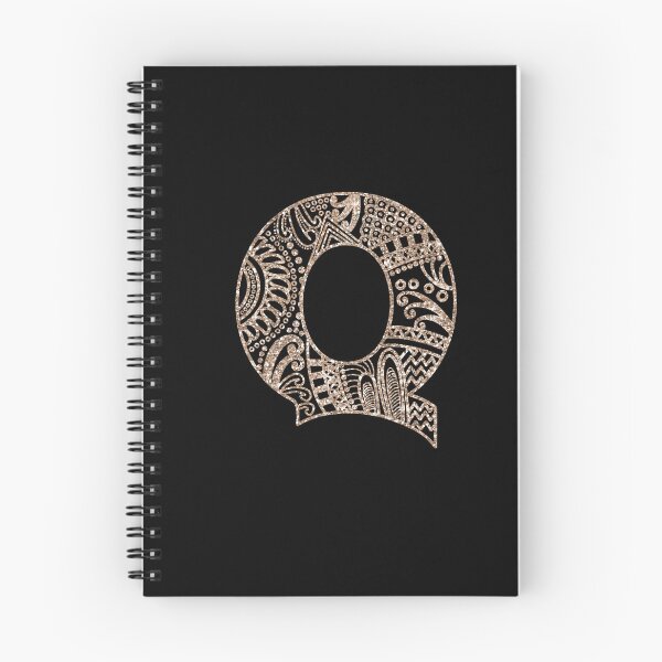 Item preview, Floral Mandala Monogram Q| Mandala Monogram Q designed and sold by ModernStyleBoho.