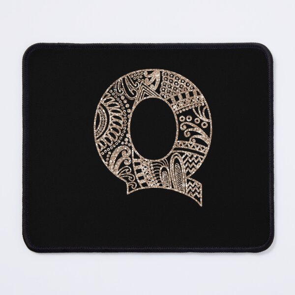 Item preview, Floral Mandala Monogram Q| Mandala Monogram Q designed and sold by ModernStyleBoho.