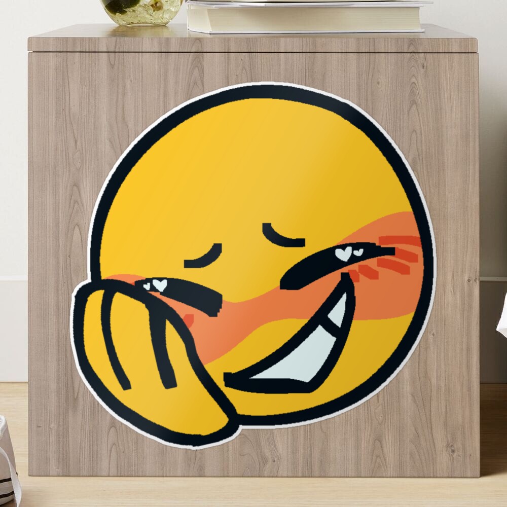 WUV YOU SO MUCH ! - adorable cursed emoji Sticker for Sale by Blue Pencil