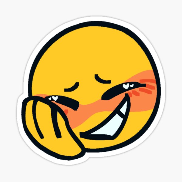 cursed emoji Sticker for Sale by txckyzee in 2023