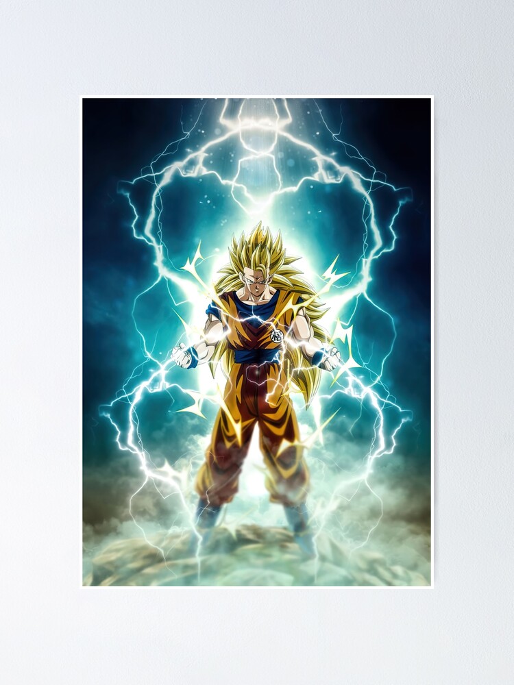 Super Saiyan 3 Goku Poster for Sale by BeeRyeCrafts