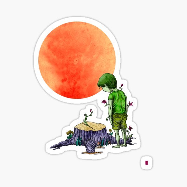 Tree-Boy Sticker