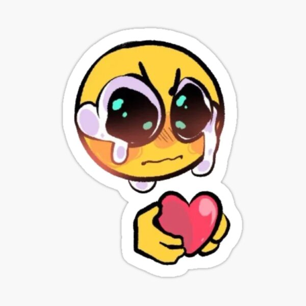 gosh darn it ! love you too much! - adorable cursed emoji\