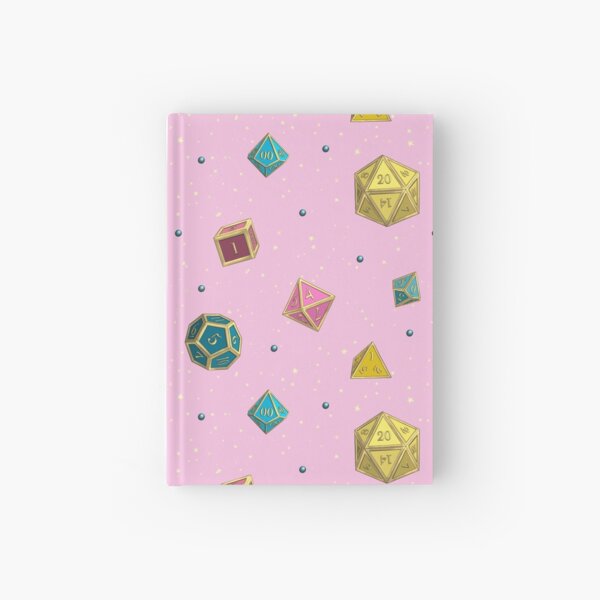 D&D Pansexual Pride Dice Set Hardcover Journal