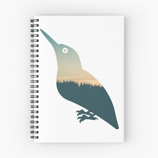 Item preview, Forest Trees Under Calm Sky  Kingfisher | Cute Kingfisher designed and sold by BopleDesigns.