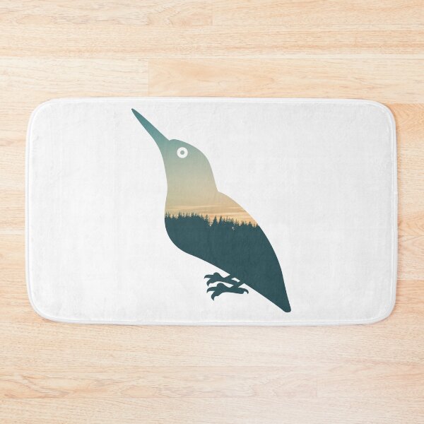 Item preview, Forest Trees Under Calm Sky  Kingfisher | Cute Kingfisher designed and sold by BopleDesigns.