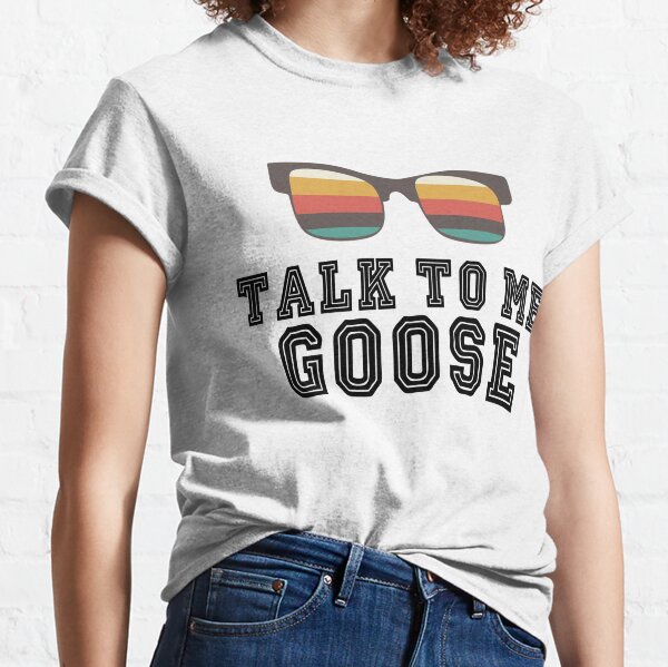 Girl's Top Gun Maverick Talk to Me Goose T-Shirt - Red - Medium