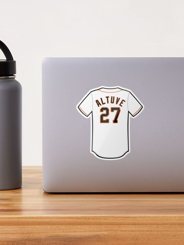 Jose Altuve Jersey Sticker Sticker for Sale by isabelwfashley