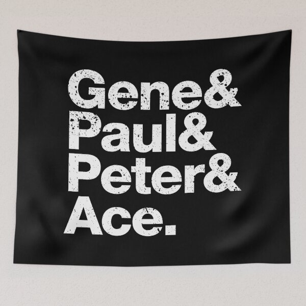 Item preview, Gene & Paul & Peter & Ace White Texture designed and sold by watermelon-ca.
