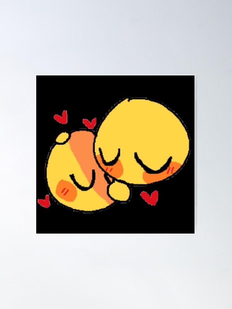 gosh darn it ! love you too much! - adorable cursed emoji Sticker for Sale  by Blue Pencil