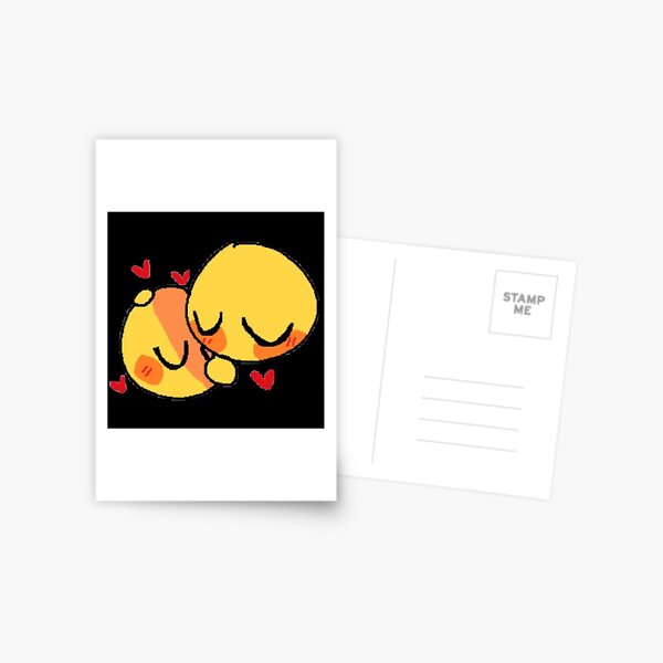 gosh darn it ! love you too much! - adorable cursed emoji | Postcard