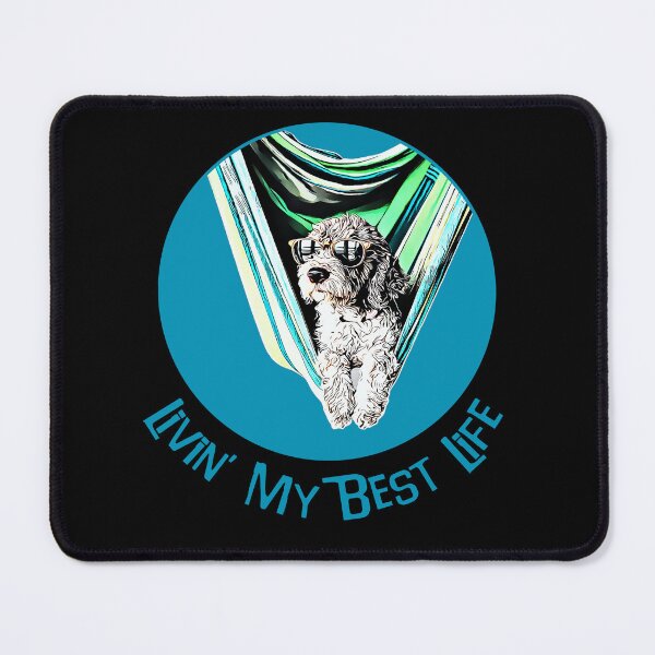 Item preview, Livin' My Best Life - Relaxing Dog designed and sold by NiftyTees.