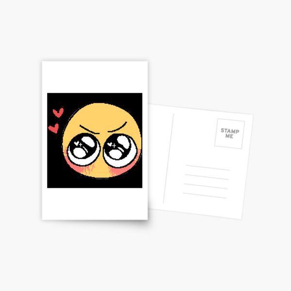 Cursed Emoji - Adorable Postcard for Sale by Luke Paris