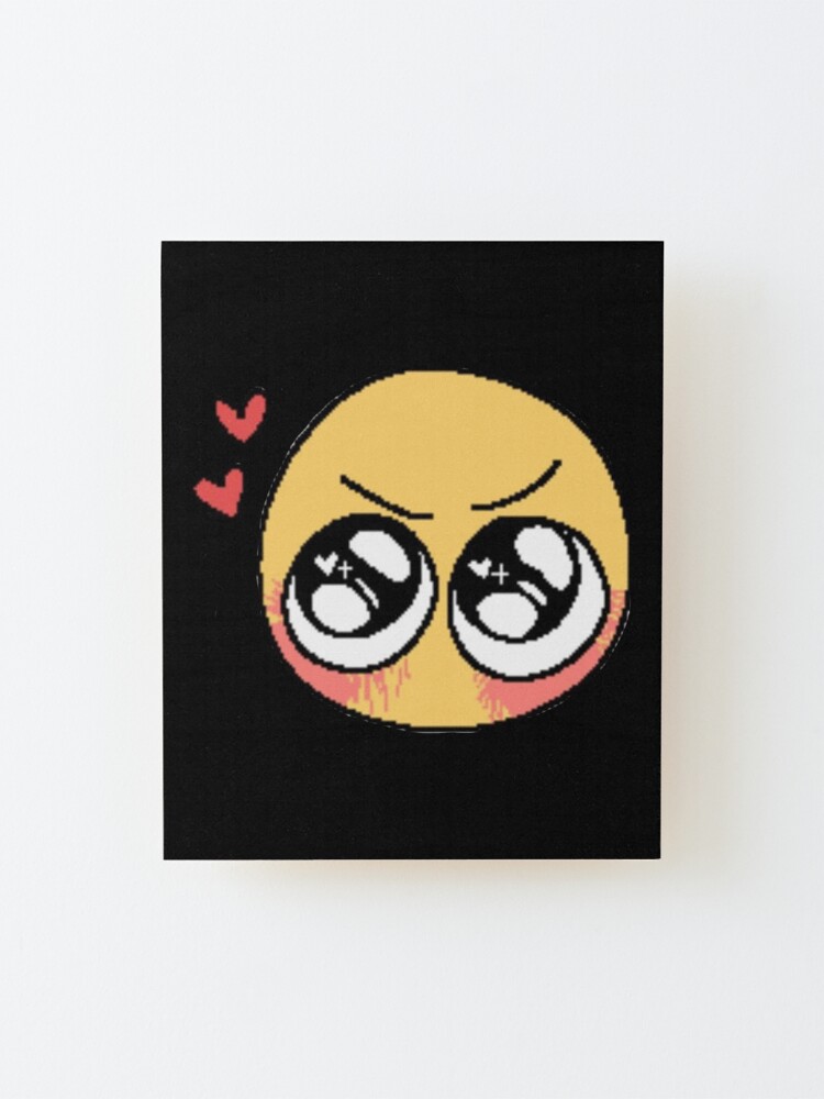 aww shuksss! - adorable cursed emoji Sticker for Sale by Blue Pencil