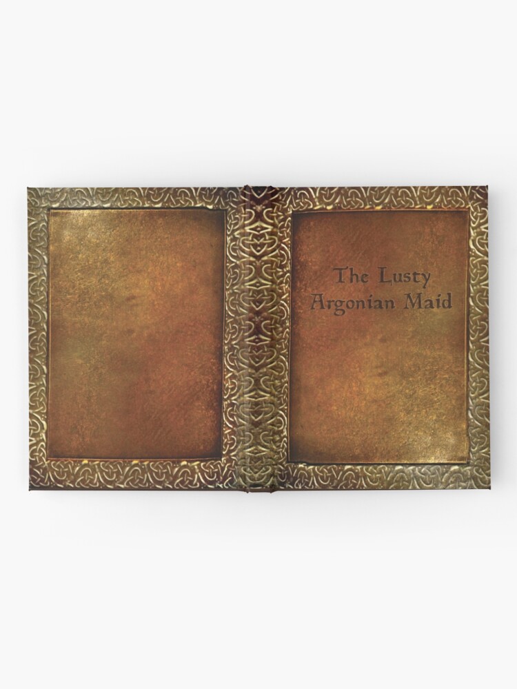 Imagen 2 de 3, Cuaderno con la obra Cuaderno de tapa dura / Cuaderno de dibujo The Lusty Argonian Maid, diseñada y vendida por LiteraryGifts.