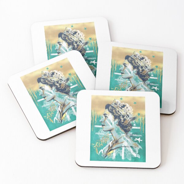 Item preview, Queen, Jubilee, the Queen's platinum art green designed and sold by WendaxStreet.