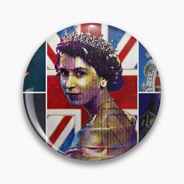 Item preview, Queen, Jubilee, the Queen's platinum art designed and sold by WendaxStreet.