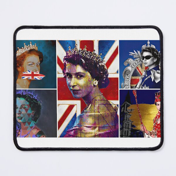 Item preview, Queen, Jubilee, the Queen's platinum art designed and sold by WendaxStreet.