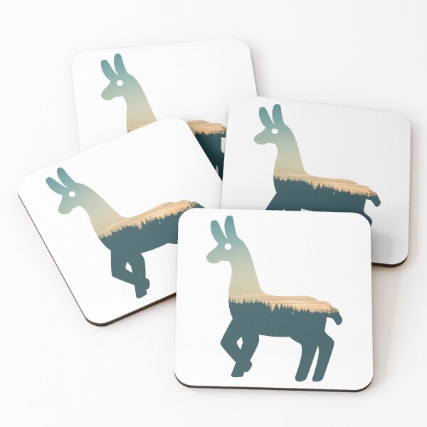 Item preview, Forest Trees Under Calm Sky  Llama | Cute Llama designed and sold by BopleDesigns.