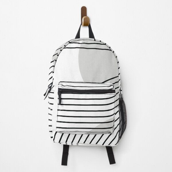 Item preview, Geometric Lines Sun Rainbow 9 in Monochrome designed and sold by nineFlorals.