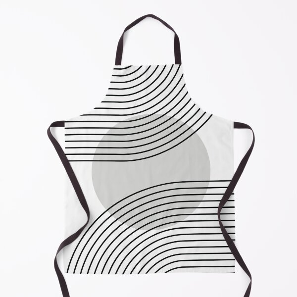 Item preview, Geometric Lines Sun Rainbow 9 in Monochrome designed and sold by nineFlorals.