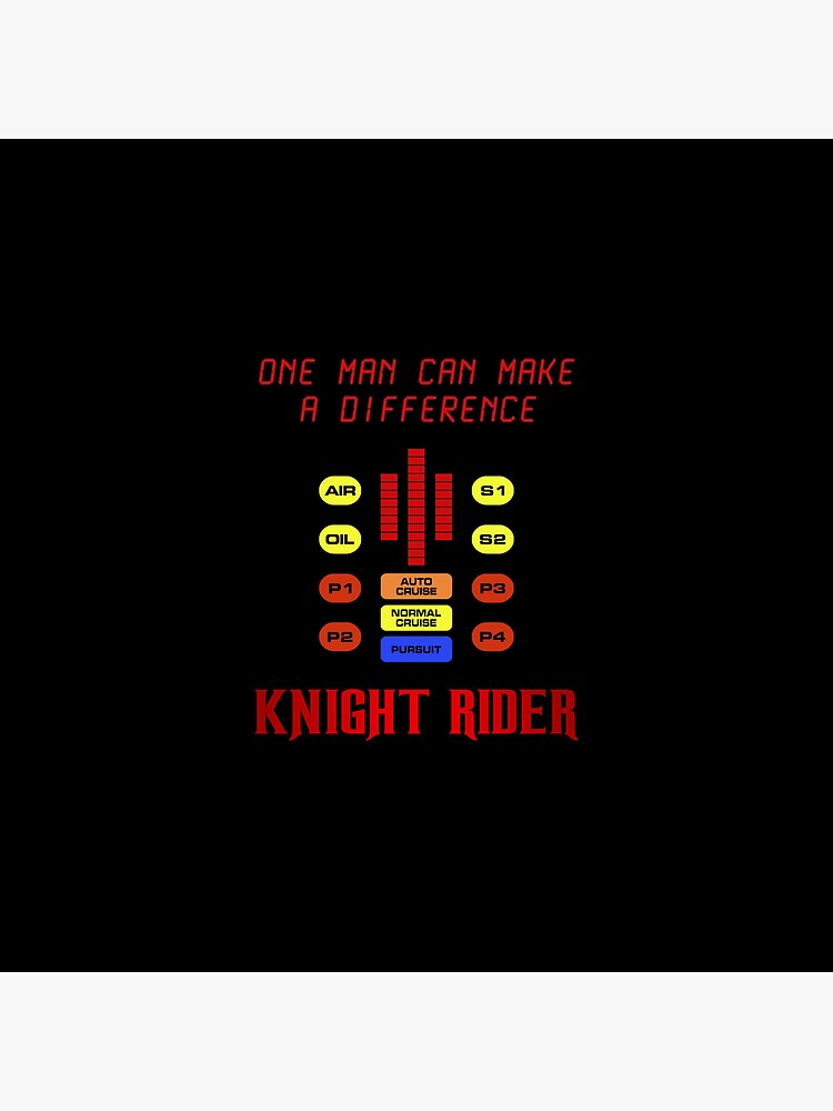  knight rider kitt one man can make a difference clock for sale by