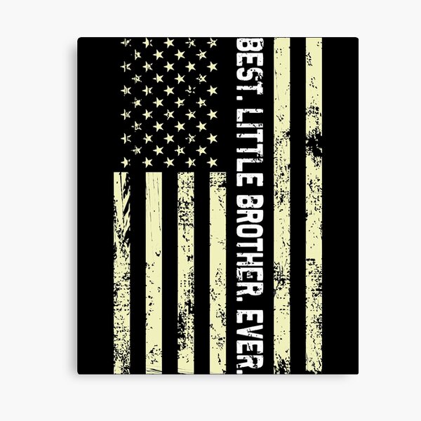 Item preview, Great Gift Best Little Brother Ever American Flag Fathers Day Gift For Christmas designed and sold by Maricelapatel.