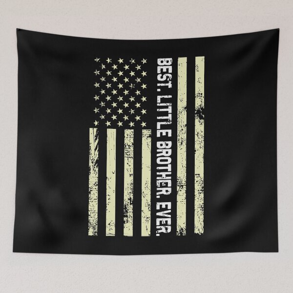 Item preview, Great Gift Best Little Brother Ever American Flag Fathers Day Gift For Christmas designed and sold by Maricelapatel.