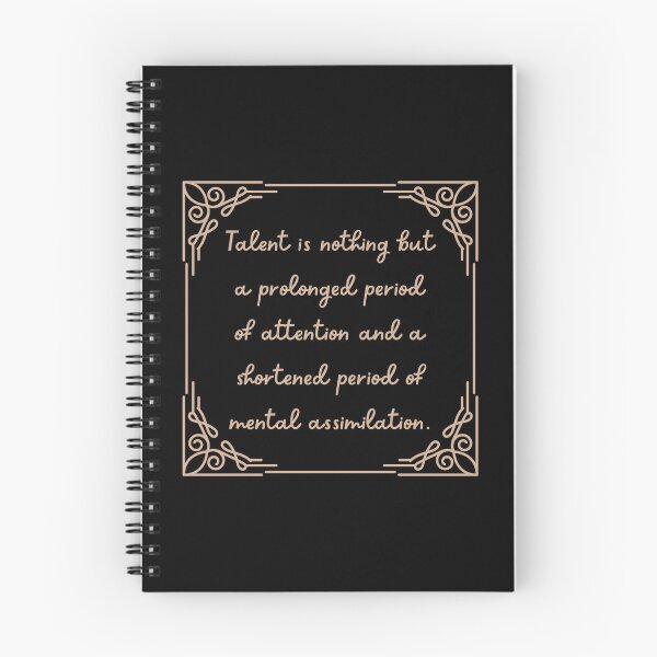 Item preview, Talent is nothing but a prolonged period of attention and a shortened period of mental assimilation. Constantin Stanislavski Quote designed and sold by violet-hope.