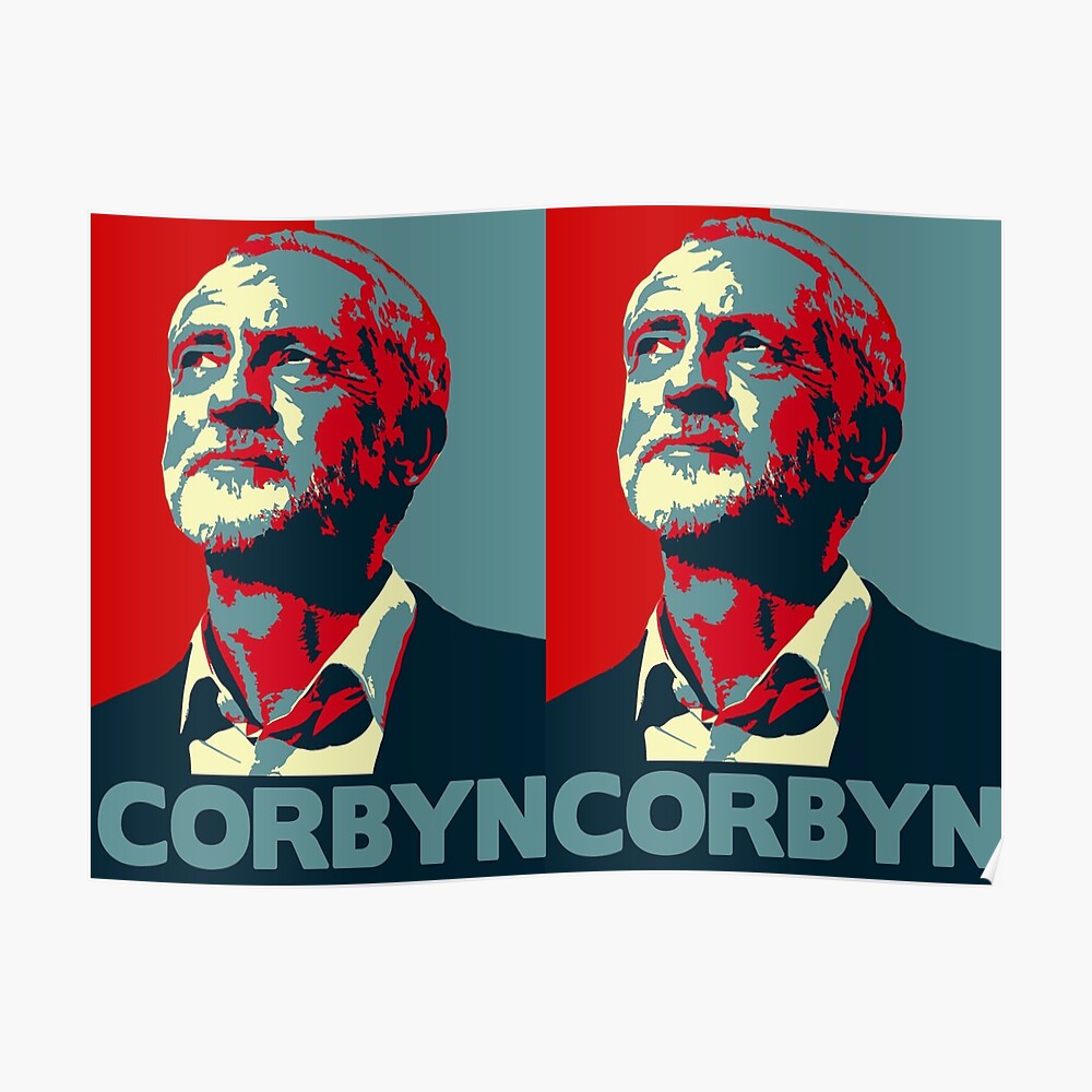 “Jeremy Corbyn Portrait” Poster by MazzaLuzza | Redbubble