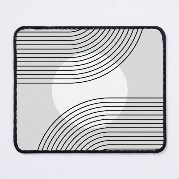 Item preview, Geometric Lines Sun Rainbow 11 in Monochrome designed and sold by nineFlorals.
