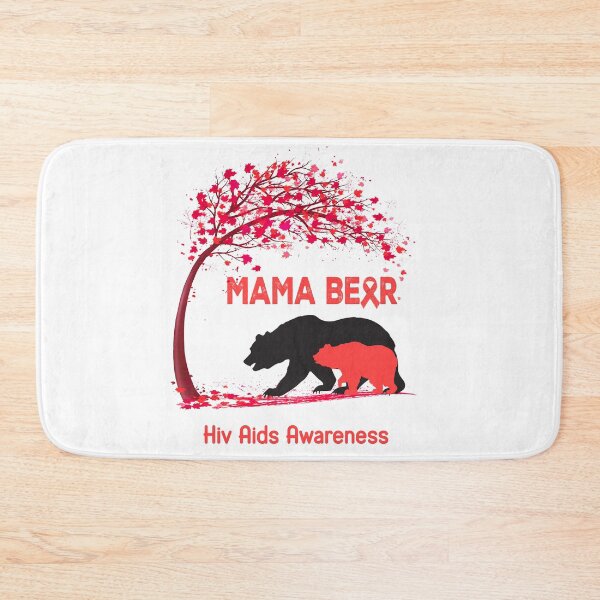 Item preview, Mama Bear Hiv Aids Awareness designed and sold by Mnrshirley.