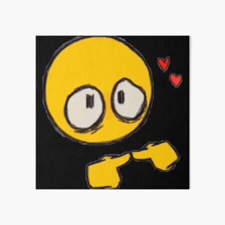 Sad cursed emoji Art Board Print for Sale by jenmish