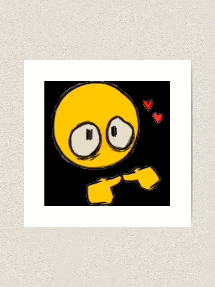 aww shuksss! - adorable cursed emoji Sticker for Sale by Blue Pencil