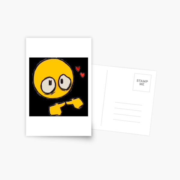 gosh darn it ! love you too much! - adorable cursed emoji | Postcard