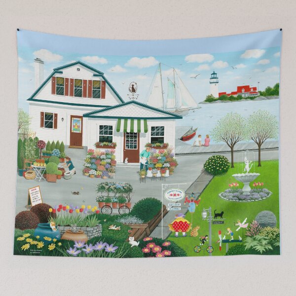 Item preview, Purr-fect Blooms designed and sold by kirbeekatz.