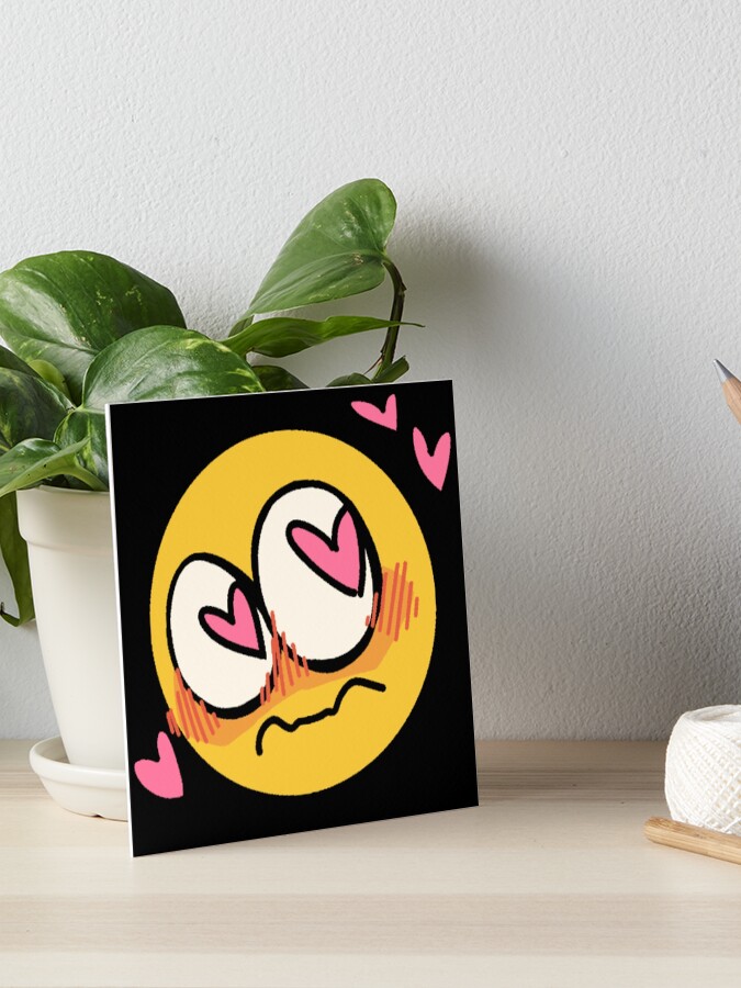 Cursed Emoji Meme Art Board Prints for Sale