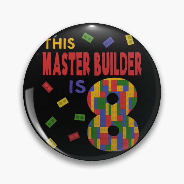 Item preview, Cute Master Builder 8 Years Old Block Building Boys Kids design designed and sold by Merchking1.
