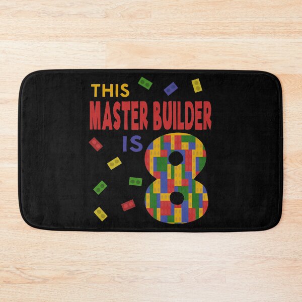 Item preview, Cute Master Builder 8 Years Old Block Building Boys Kids design designed and sold by Merchking1.