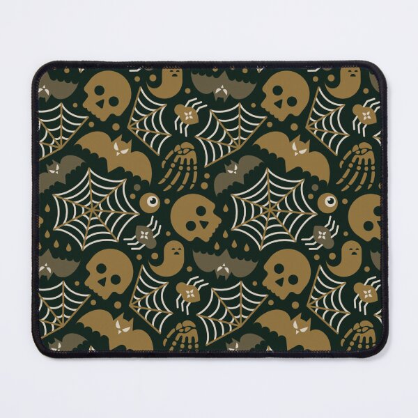 Item preview, Day of the Dead Sugar Skull Pattern dia de los muertos Halloween Bats Spider Spiderweb Web designed and sold by Draculaura2009.