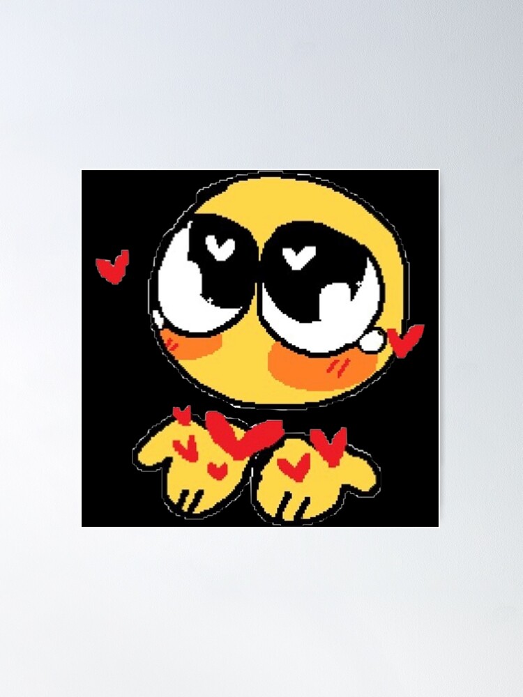 givin some love -cursed emoji | Poster