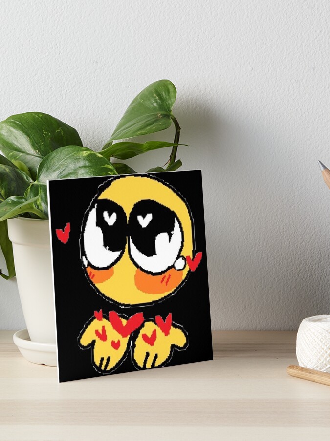 Cute cursed emoji | Art Print