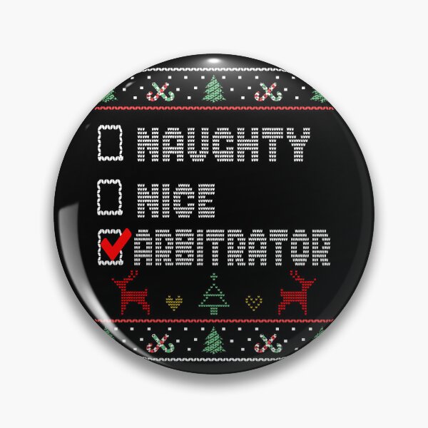 Item preview, Naughty Nice Arbitrator, Matching Christmas Group Pajama design designed and sold by Merchking1.