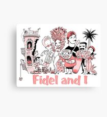 Fidel and I Canvas Print