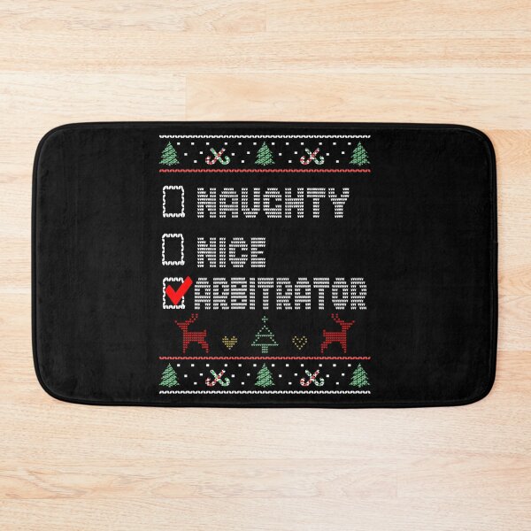 Item preview, Naughty Nice Arbitrator, Matching Christmas Group Pajama design designed and sold by Merchking1.