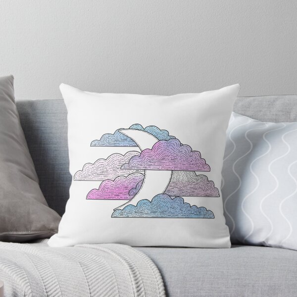 Item preview, Subtle Pride Moon and Clouds designed and sold by mothofthemist.